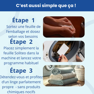 Feuilles Lessive Soliteo